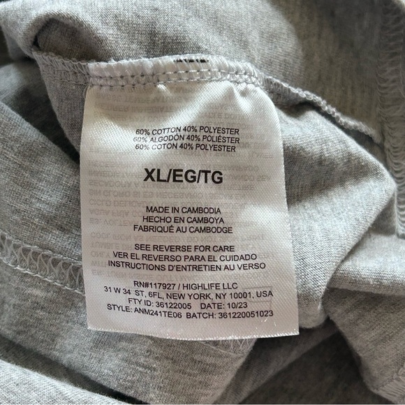 AND1 Men's Vintage Basketball Baller Graphic T-Shirt Size XL Gray - Picture 6 of 8